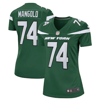 womens nike nick mangold gotham green new york jets retired